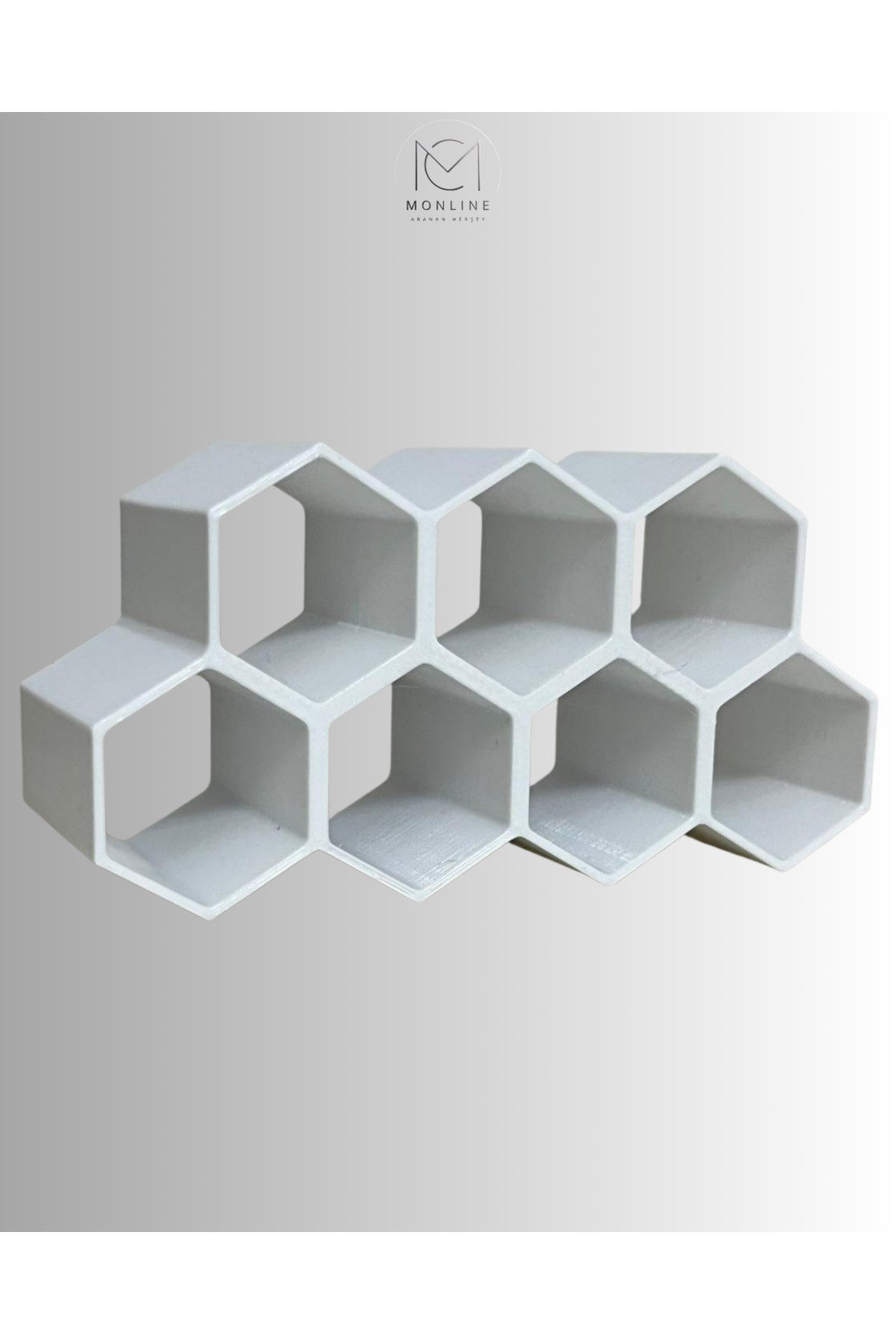 BEYAZ AKVARYUM DEKOR VE BALIK SAKLANMA ALANI PETEK 11X5,5X4 CM 1 ADET