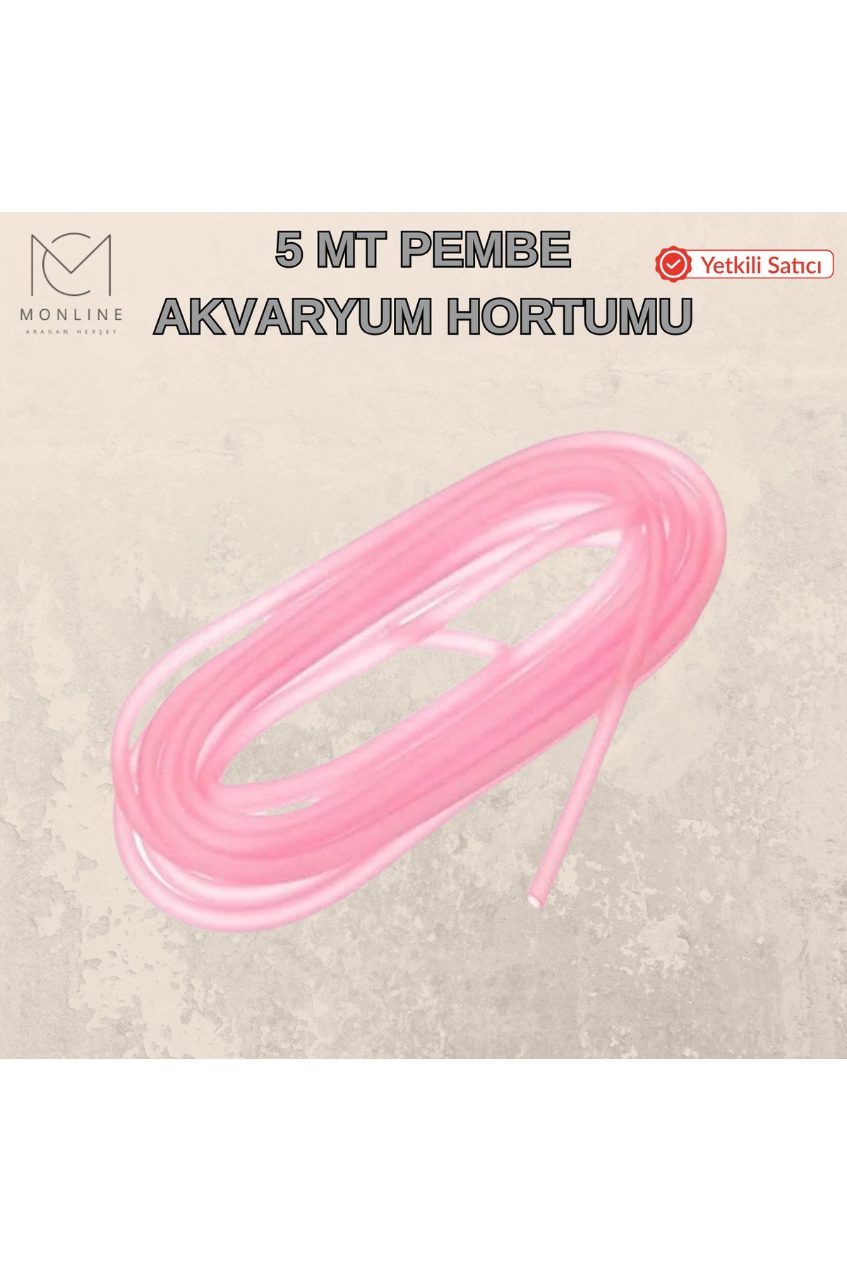 PEMBE AKVARYUM HORTUMU 5MT KALİTELİ