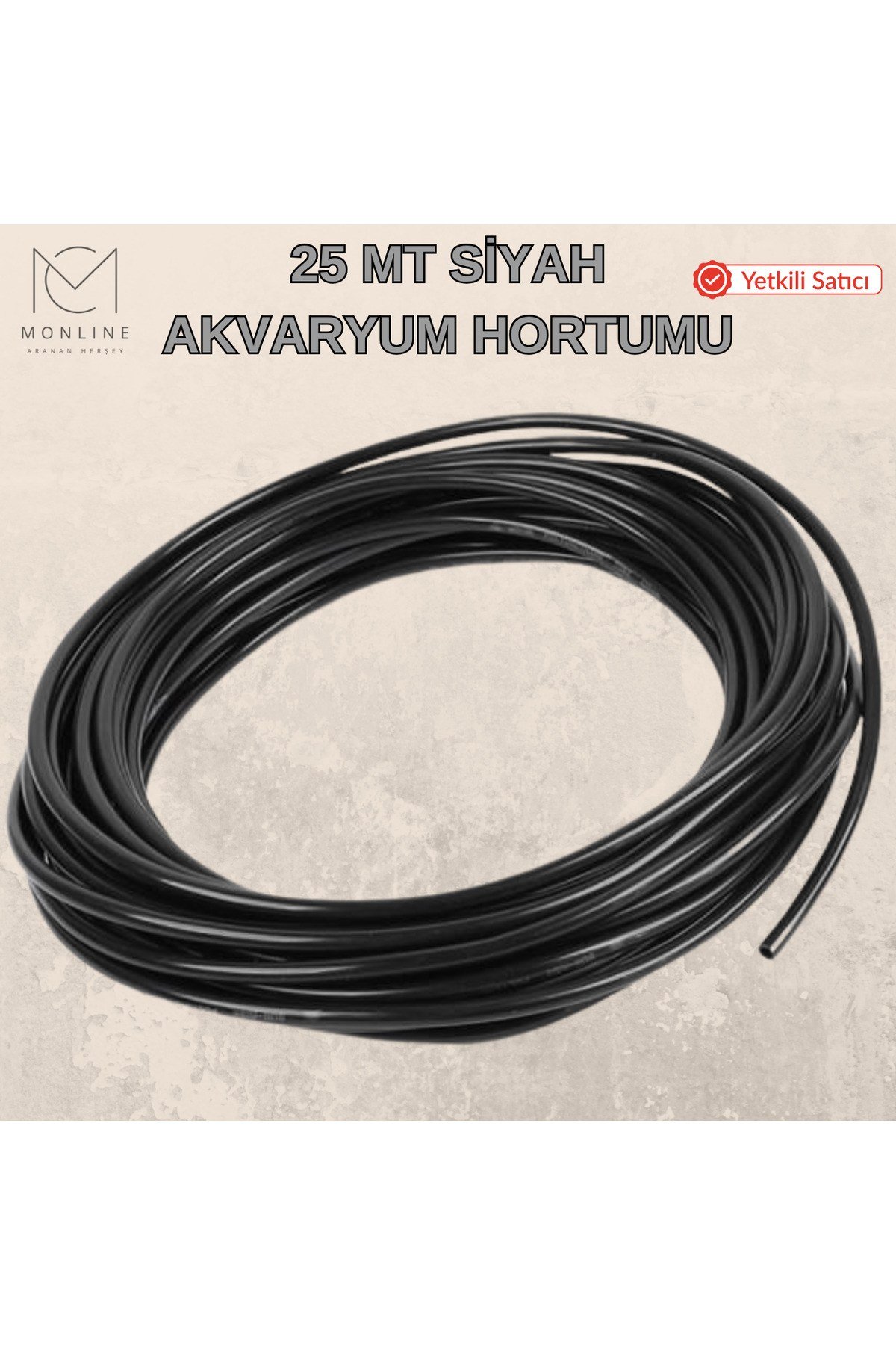 SİYAH AKVARYUM HORTUMU 25MT KALİTELİ SİLİKONLU