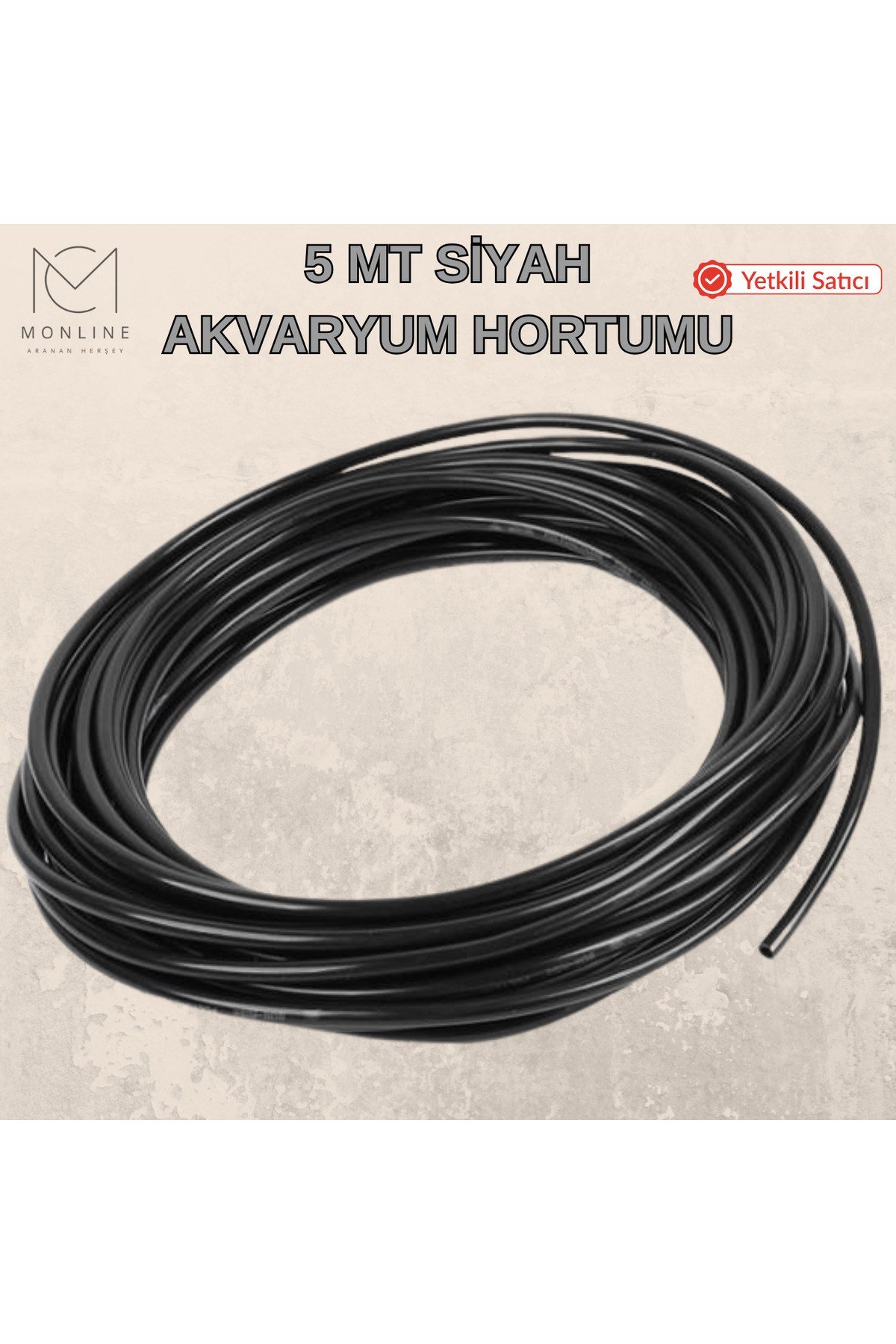 SİYAH AKVARYUM HORTUMU 5MT KALİTELİ SİLİKONLU