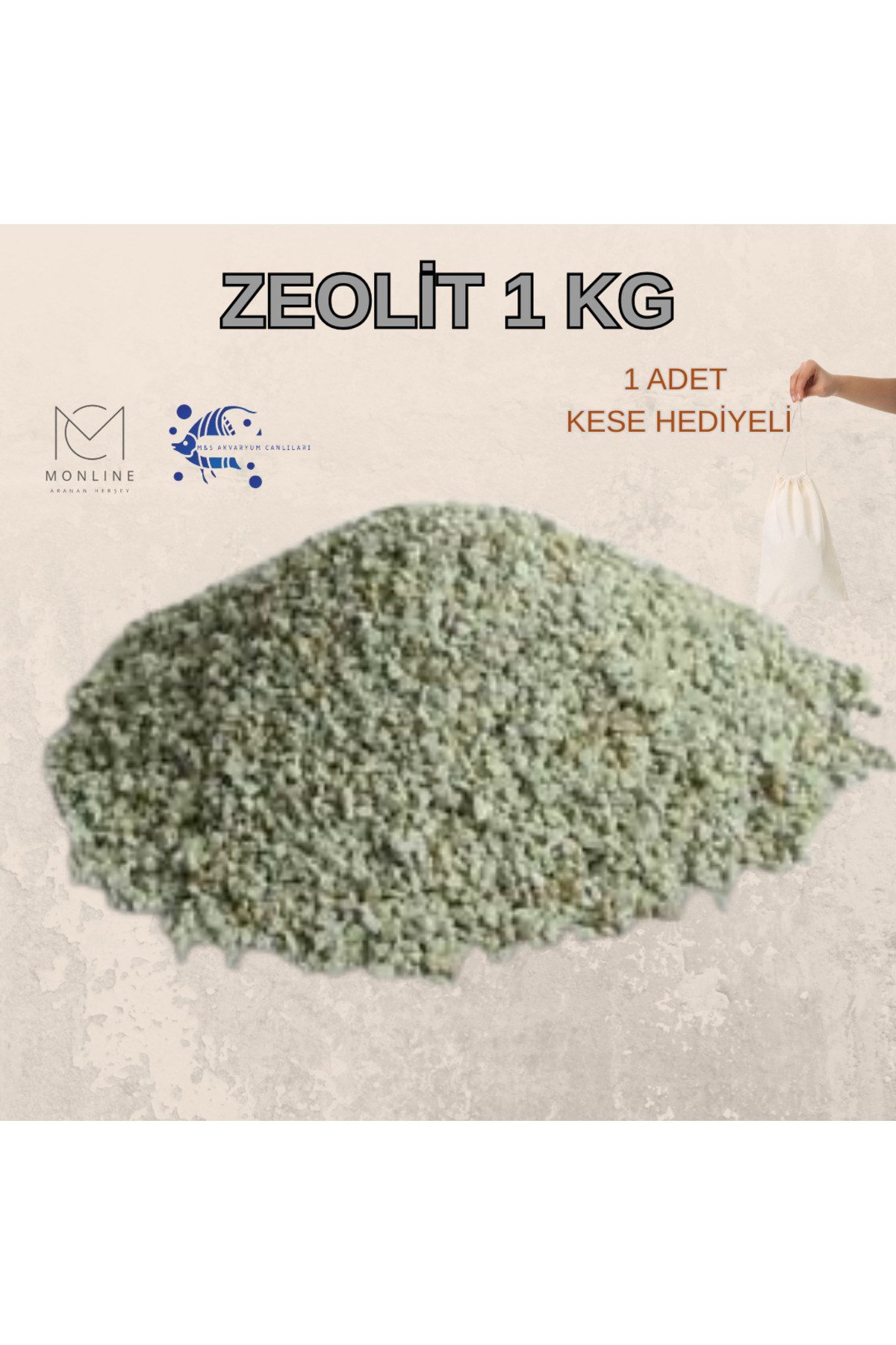 MS AKVARYUM CANLILARI ZEOLİT 1 KG