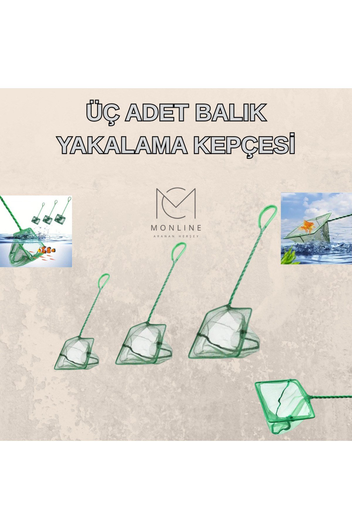 ÜÇLÜ BALIK YAKALAMA KEPÇESİ