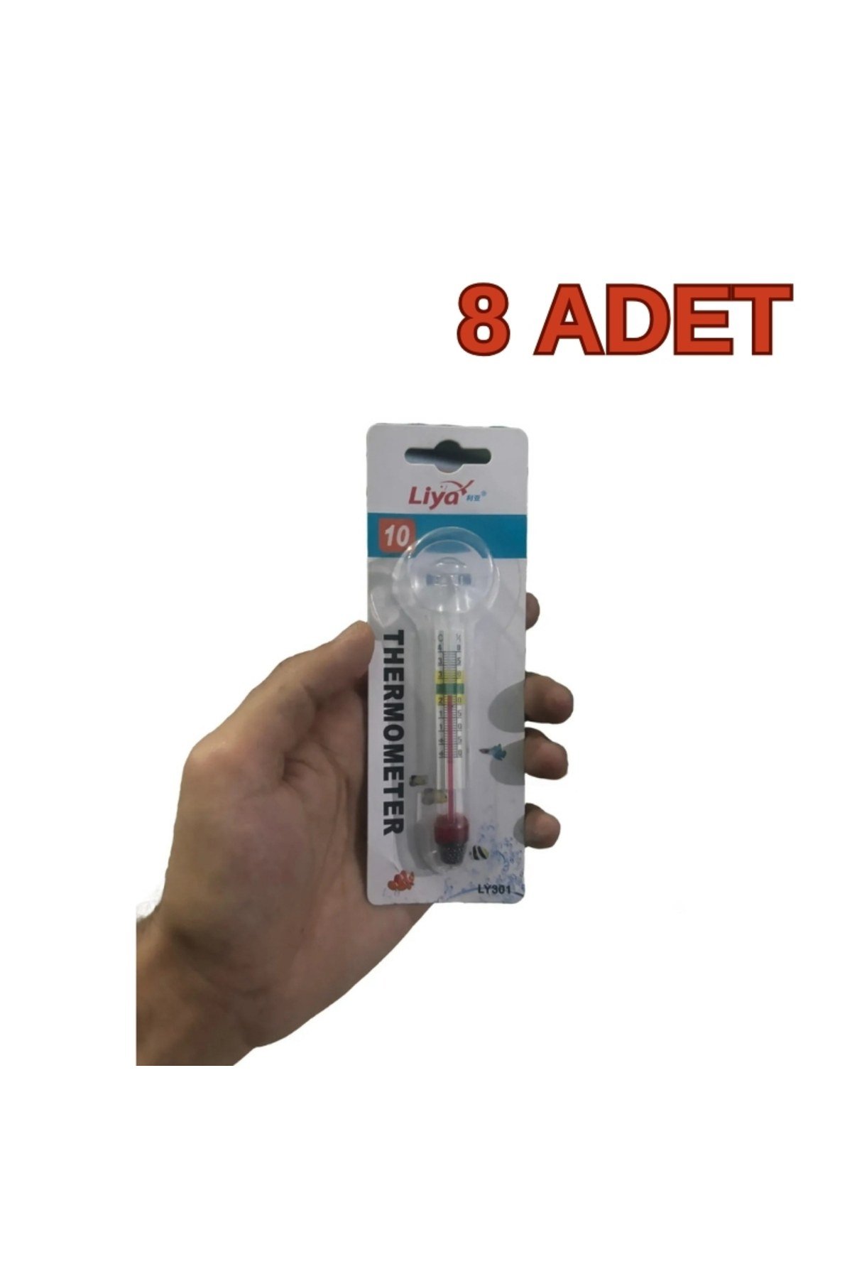 8 ADET Liya Tombul Yüzen Hassas Cam Derece