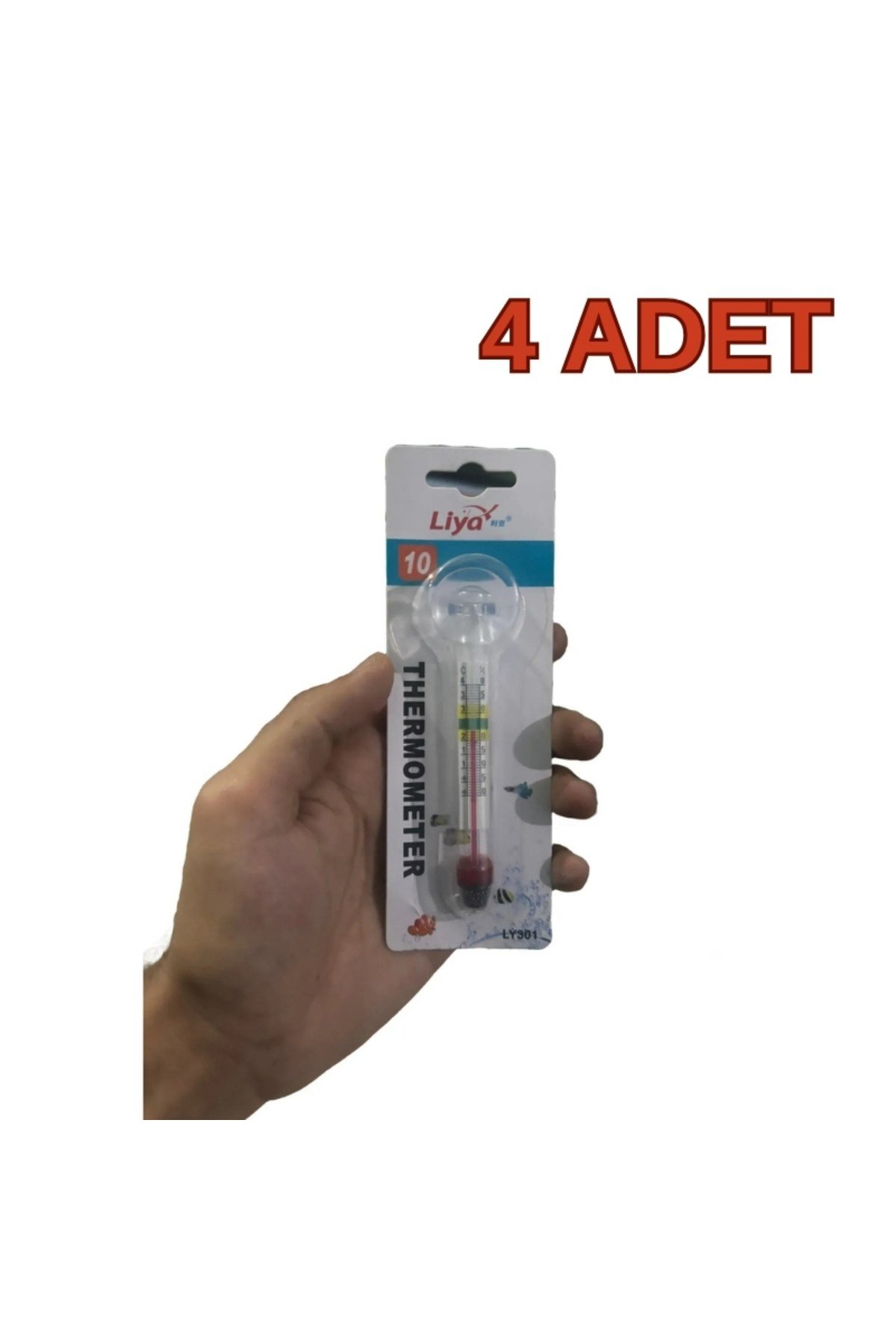 4 ADET Liya Tombul Yüzen Hassas Cam Derece